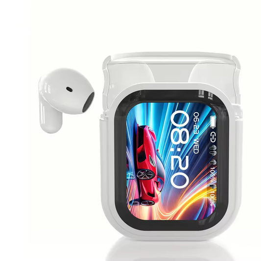 Bluetooth 5.4 Earphones LED Display High Fidelity Waterproof Wireless Earphones | Suitable for Office, Sports, Study and Audio Calls | Built-in Microphone | Earphones